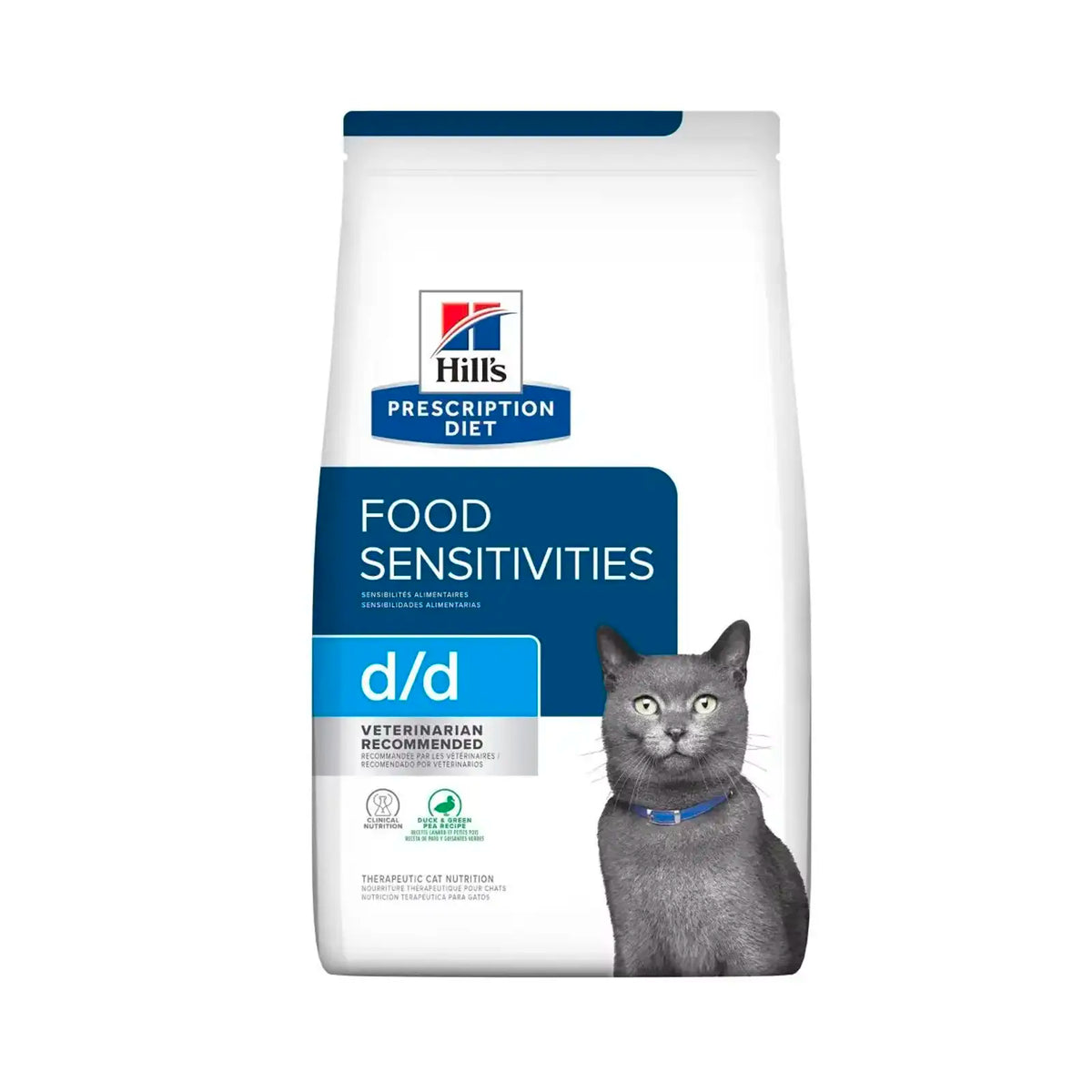 Hill's Prescription Diet - Feline d/d Skin Sensitivities Duck & Green Pea