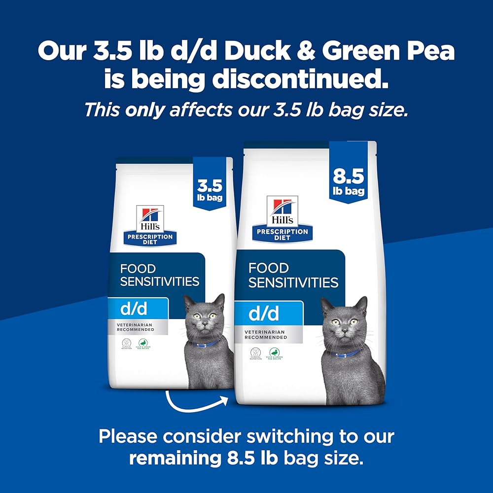 Hill's Prescription Diet - Feline d/d Skin Sensitivities Duck & Green Pea