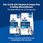 Hill's Prescription Diet - Feline d/d Skin Sensitivities Venison & Green Pea