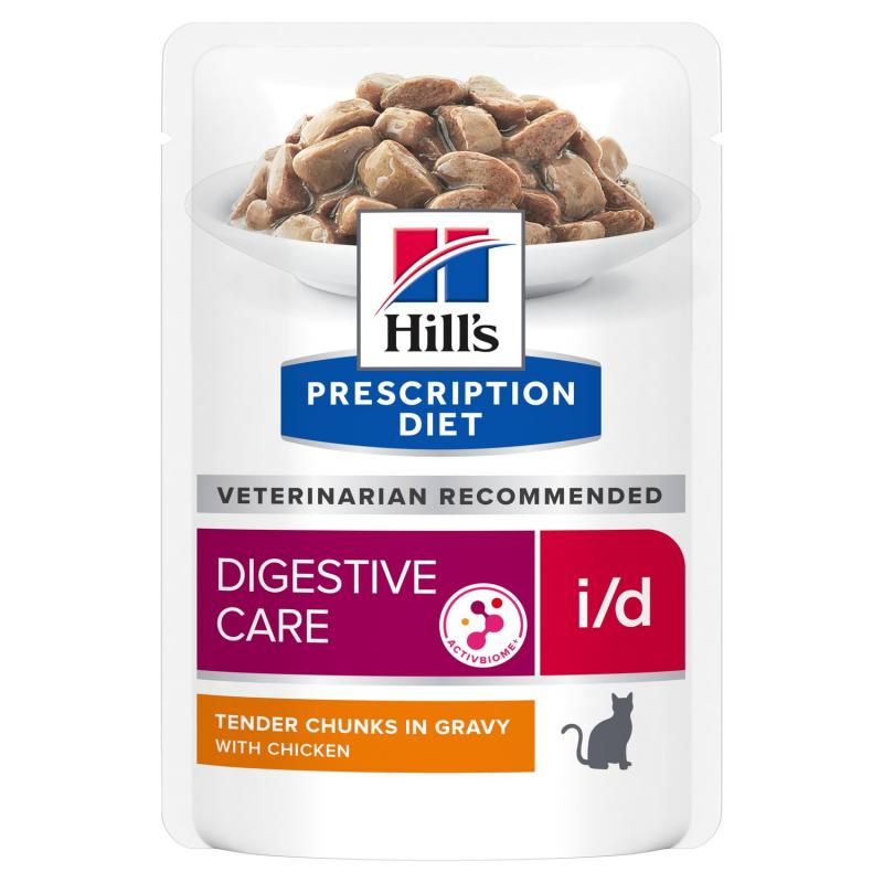 Hill's Prescription Diet - Feline i/d Digestive Care Pouch with Chicken 85g*