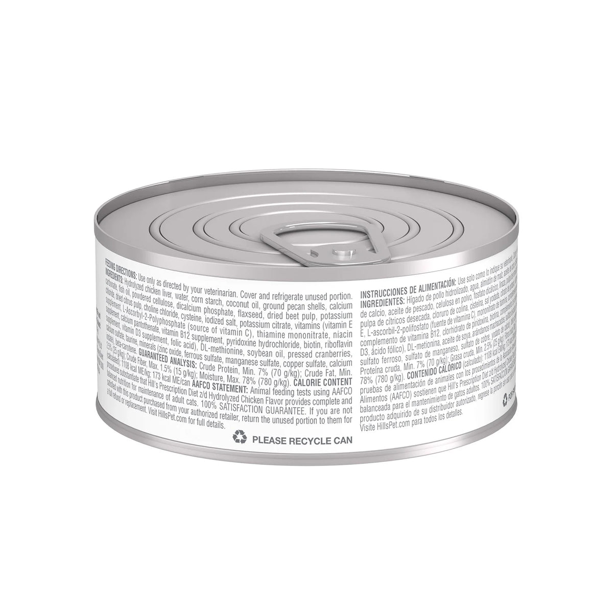Hill's Prescription Diet - Feline z/d Food Sensitivities 5.5oz