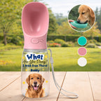 We Drink From There Photo - Personalized Pet Water Bottle With Drinking Feeder