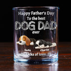 A Lot Of Licks For You - Personalized 3D Effect Whiskey Glass