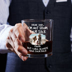 We Picked You Congrats Photo - Personalized Whiskey Glass