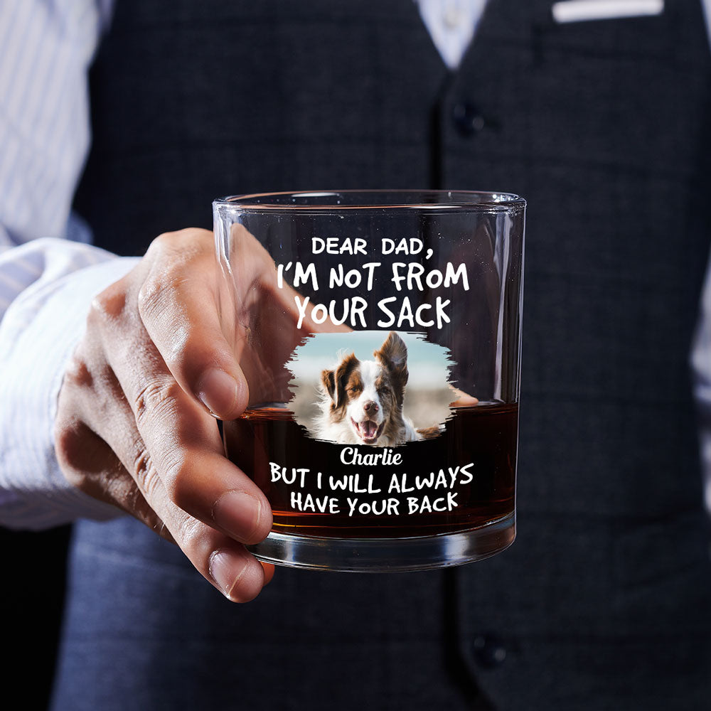 We Picked You Congrats Photo - Personalized Whiskey Glass