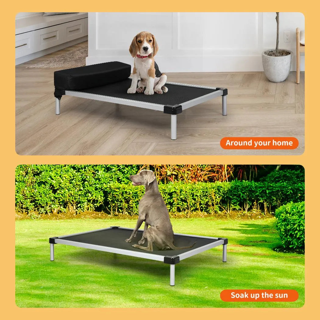 Aluminium Outdoor Dog Bed Frame – Metal Base for Pets