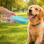 We Drink From There Photo - Personalized Pet Water Bottle With Drinking Feeder