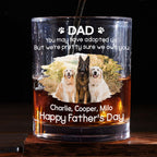I Own You For Sure Photo Ver - Personalized Whiskey Glass