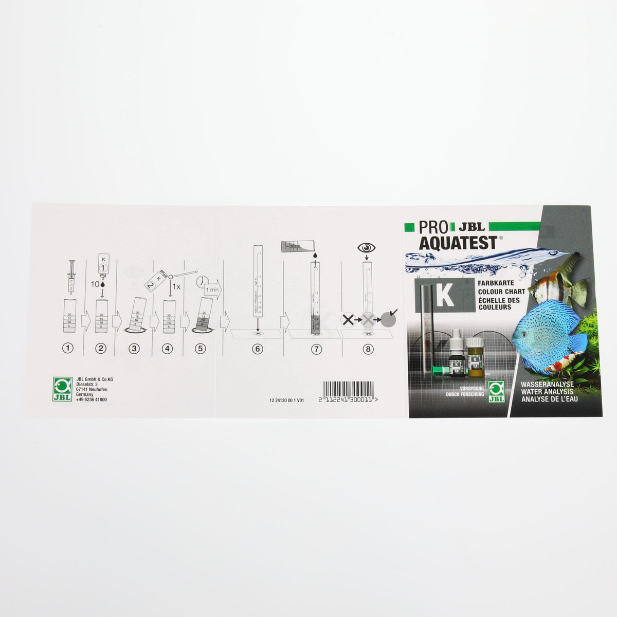 JBL ProAqua K test kit (Measures Potassium In Freshwater)