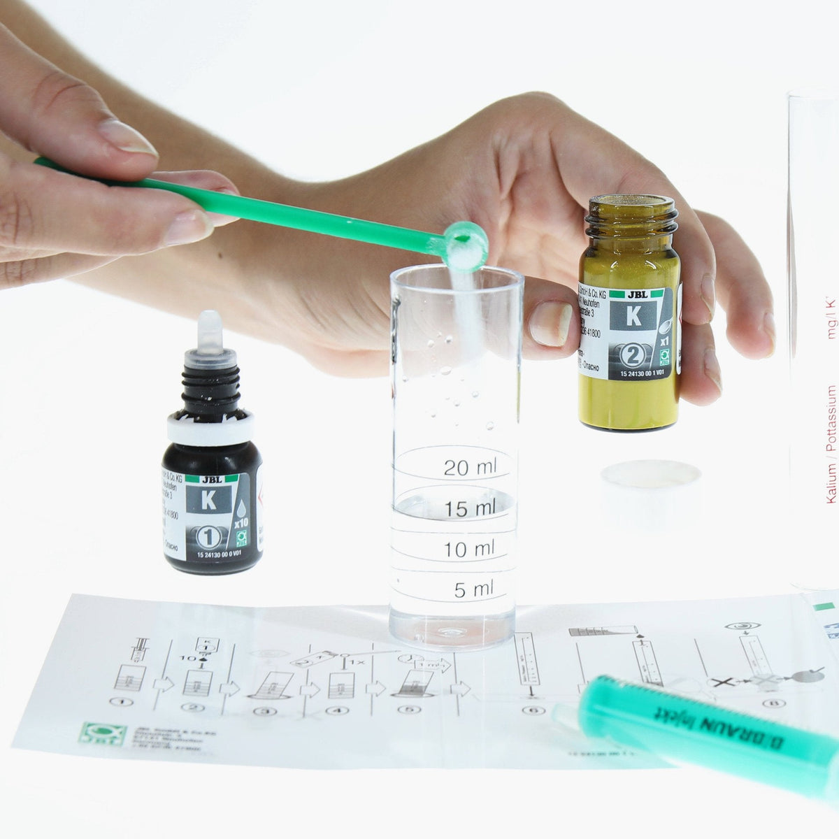 JBL ProAqua K test kit (Measures Potassium In Freshwater)