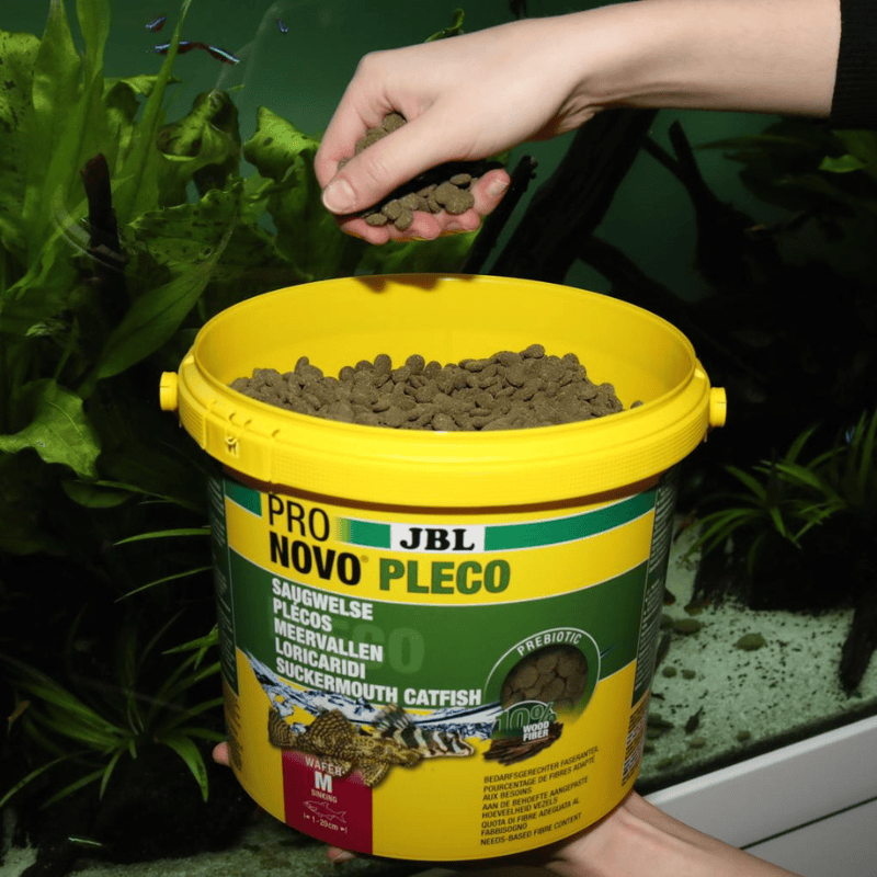 JBL ProNovo Pleco Wafer M/XL (Plecos Food With Natural Wood Fibres)