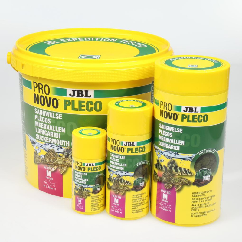 JBL ProNovo Pleco Wafer M/XL (Plecos Food With Natural Wood Fibres)