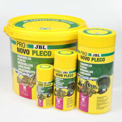 JBL ProNovo Pleco Wafer M/XL (Plecos Food With Natural Wood Fibres)