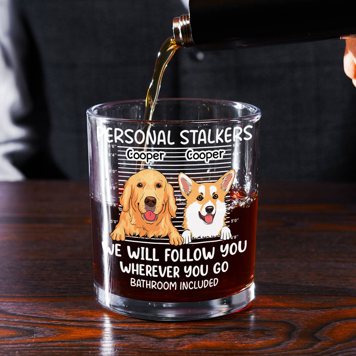 Personal Stalker - Personalized Whiskey Glass