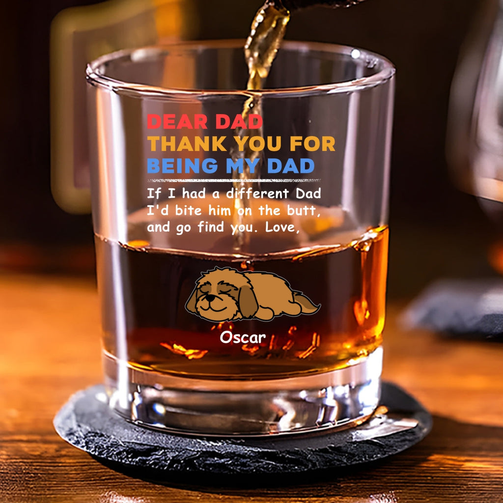 Bite The Butt - Personalized Whiskey Glass