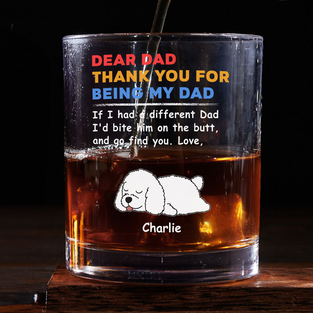 Bite The Butt - Personalized Whiskey Glass