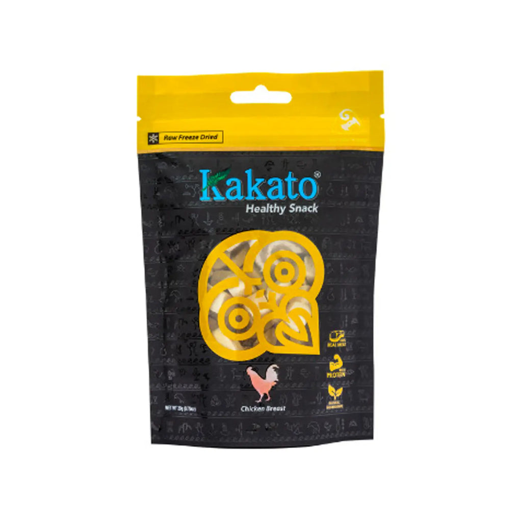 Kakato - Freeze Dried Treats for Dogs & Cats - Chicken Breast Dice 20g