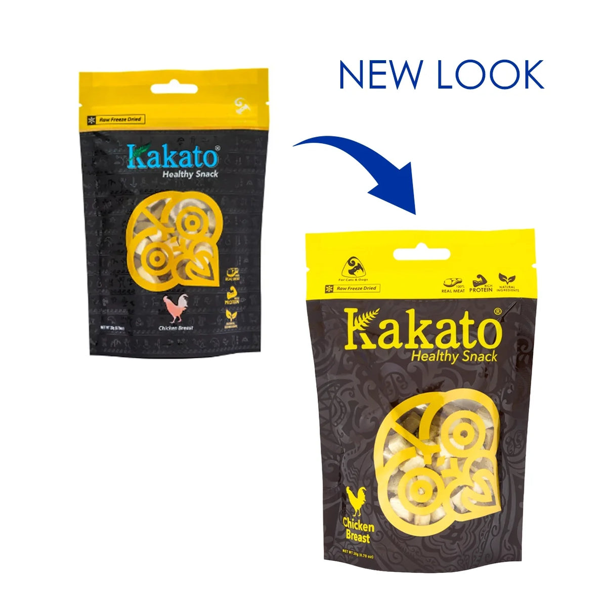 Kakato - Freeze Dried Treats for Dogs & Cats - Chicken Breast Dice 20g