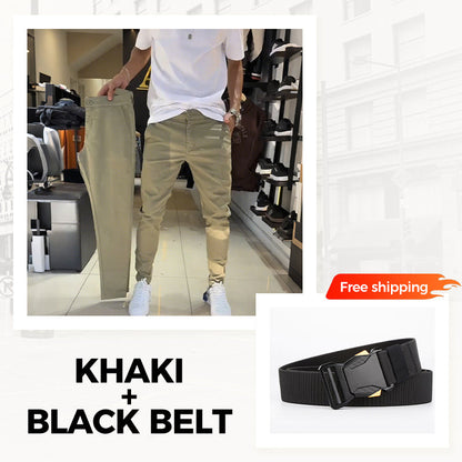 🖤New Year 50% OFF 🖤 Men’s Casual Slim-Fit Solid Color Pants❄️