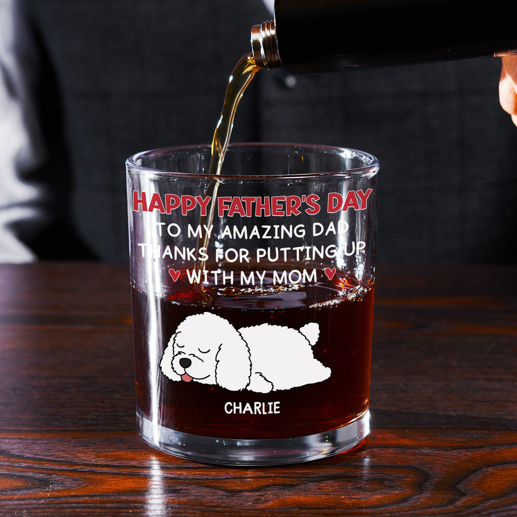 Putting Up With Version 2 - Personalized Whiskey Glass