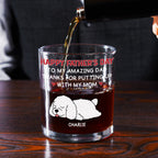 Putting Up With Version 2 - Personalized Whiskey Glass