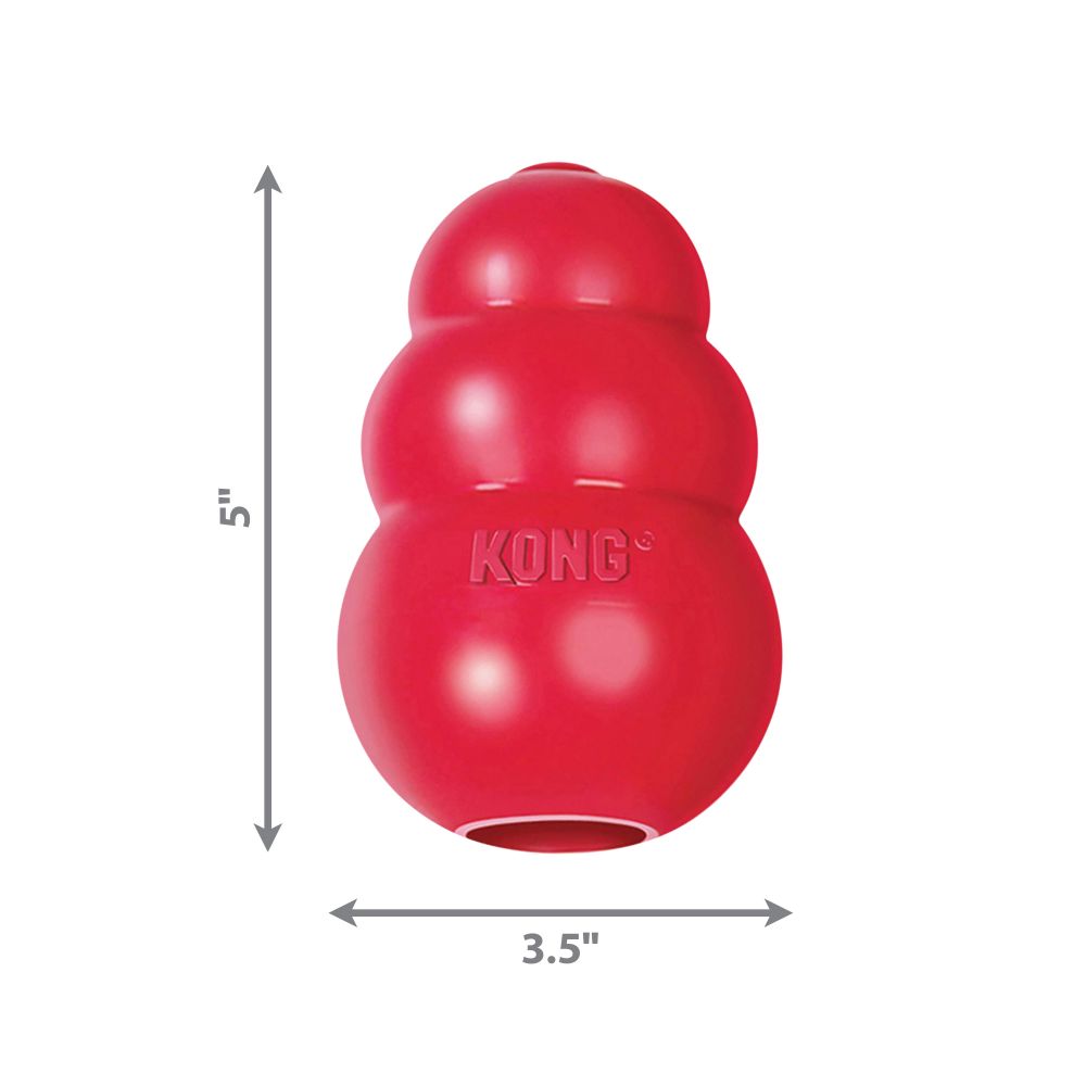 KONG Dog Toys Classic Red