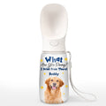 We Drink From There Photo - Personalized Pet Water Bottle With Drinking Feeder