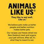 ANIMALS LIKE US Grass Fed Lamb Heart Freeze Dried Raw Dog Treats 85g