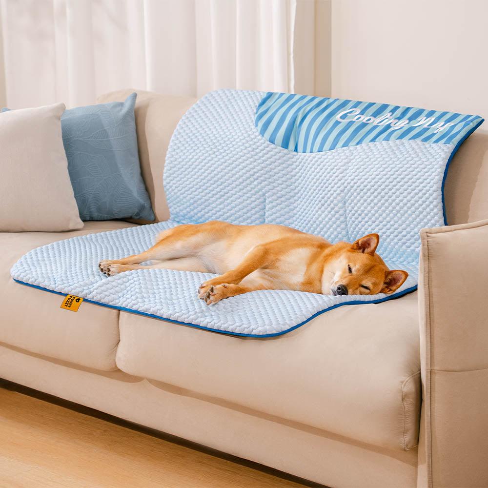 Large Washable Cooling Non-slip Outdoor Dog Mat - Cooling Nap