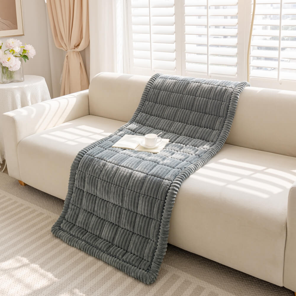 Lazy Soft Flannel Breathable Pet Mat Non-slip One-Piece Couch Covers