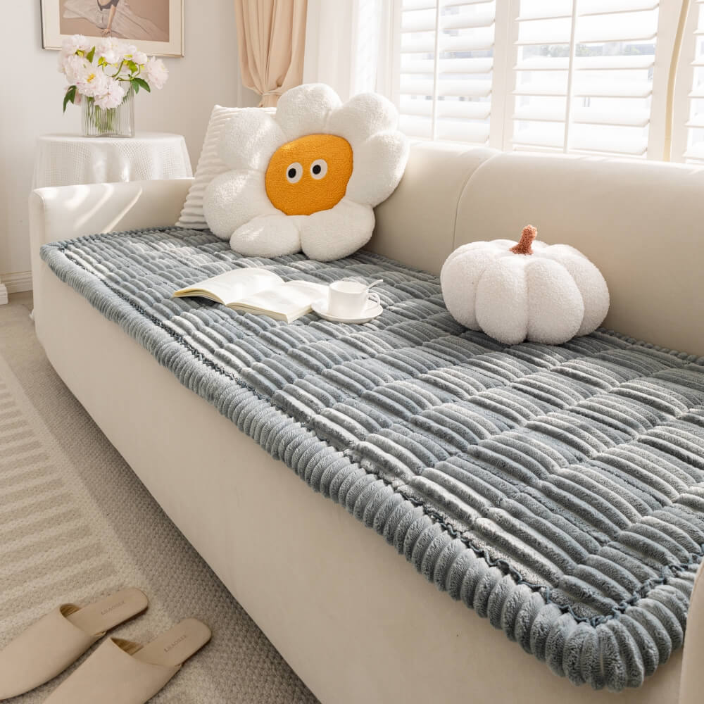 Lazy Soft Flannel Breathable Pet Mat Non-slip One-Piece Couch Covers
