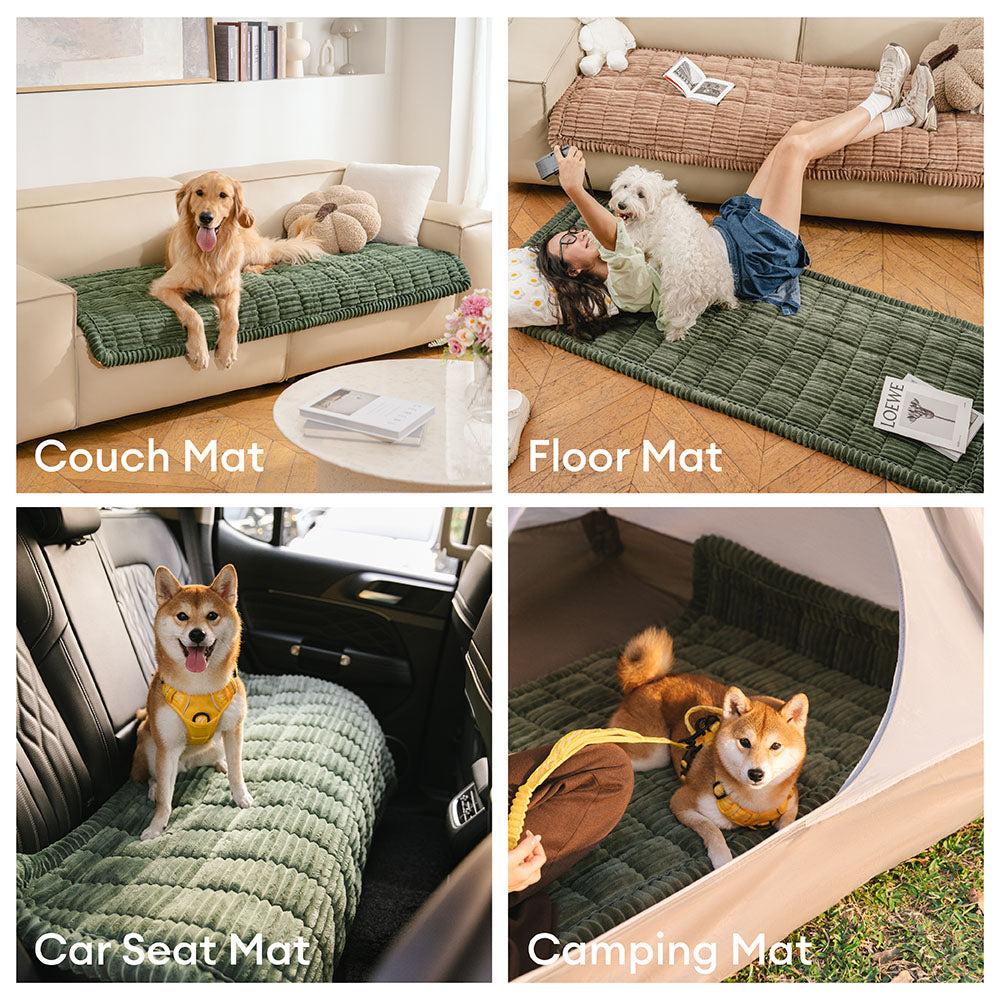 Lazy Soft Flannel Breathable Pet Mat Non-slip One-Piece Couch Covers