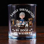 Very Distracted By - Personalized Whiskey Glass