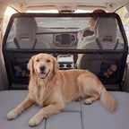 Dog Car Barrier Guard Back Seat Safety Protector Mesh Net Pet Dividers