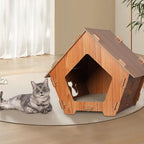 Cat Scratching Board Corrugated Cardboard - House