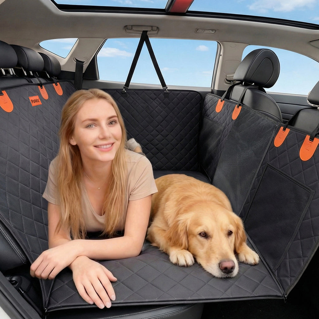 Dog Car Seat Cover Waterproof Pet Back Seat Hammock Safety Protector