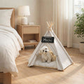 Pet Tent Puppy Dog Bed Tent Washable Tent Bed Cushion Indoor Pet House
