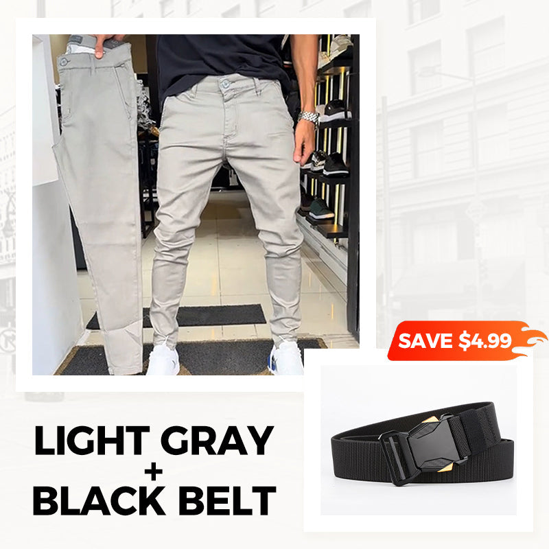 🖤New Year 50% OFF 🖤 Men’s Casual Slim-Fit Solid Color Pants❄️