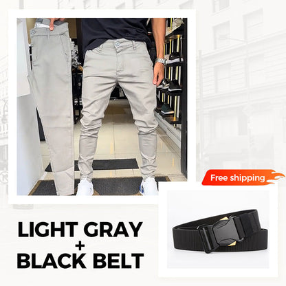 🖤New Year 50% OFF 🖤 Men’s Casual Slim-Fit Solid Color Pants❄️