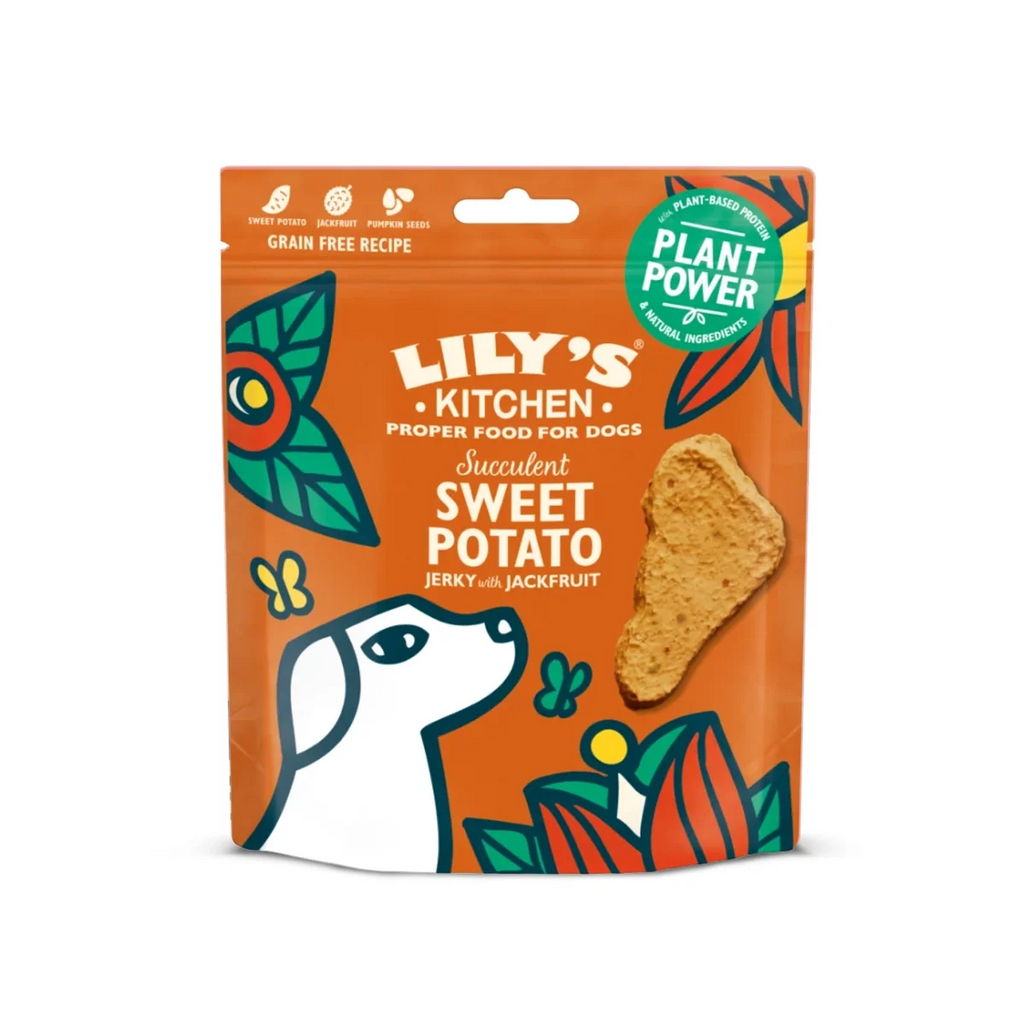 Lily's Kitchen - Succulent Sweet Potato Jerky with Jackfruit 70g