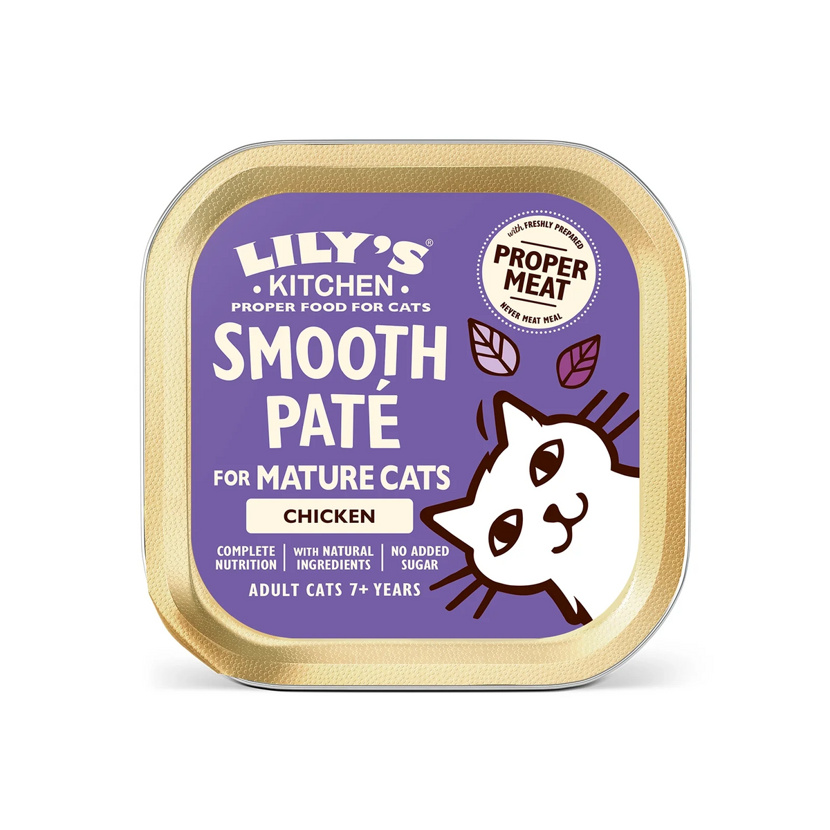 Lily's Kitchen - Wet Food For Cats - Chicken Paté for Mature Cats 85g