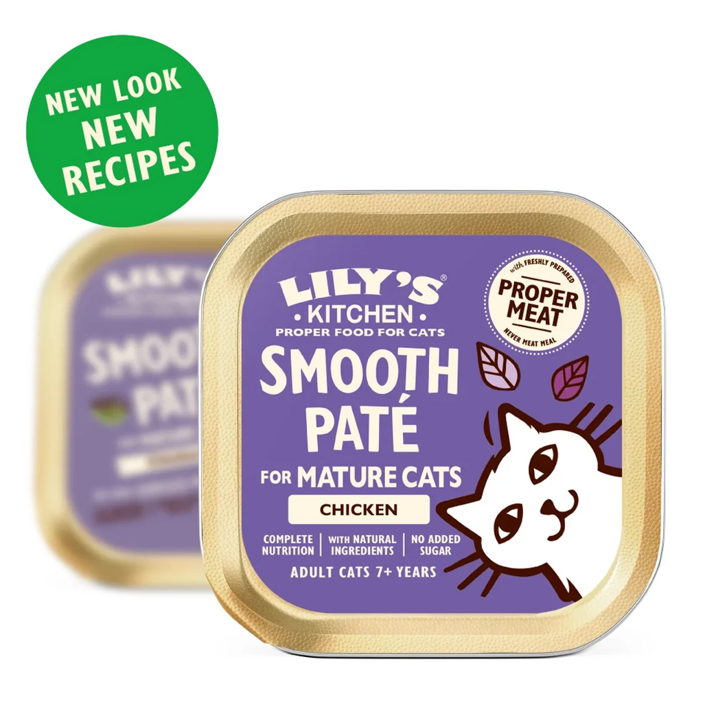 Lily's Kitchen - Wet Food For Cats - Chicken Paté for Mature Cats 85g