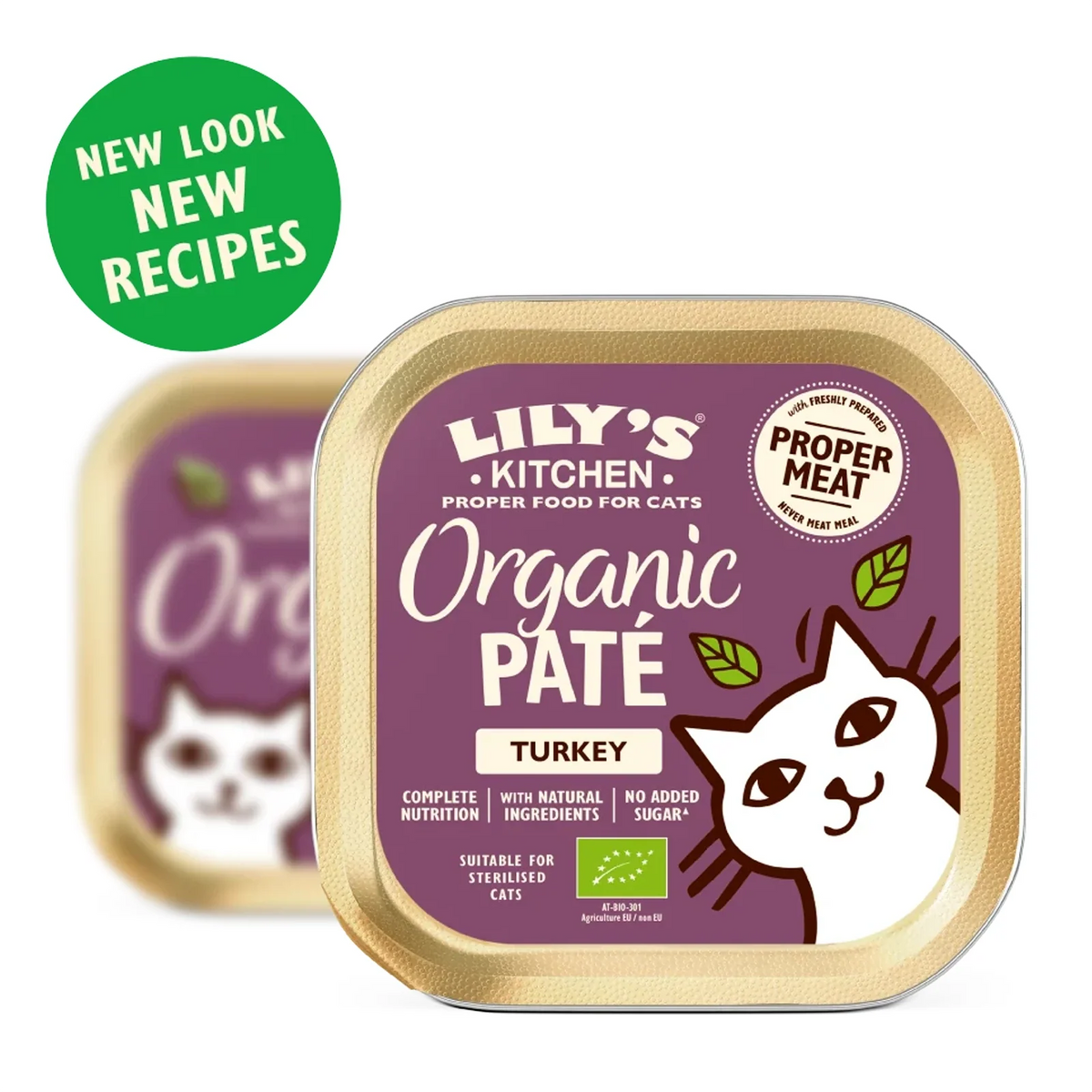 Lily's Kitchen - Wet Food For Cats - Organic Turkey Paté 85g