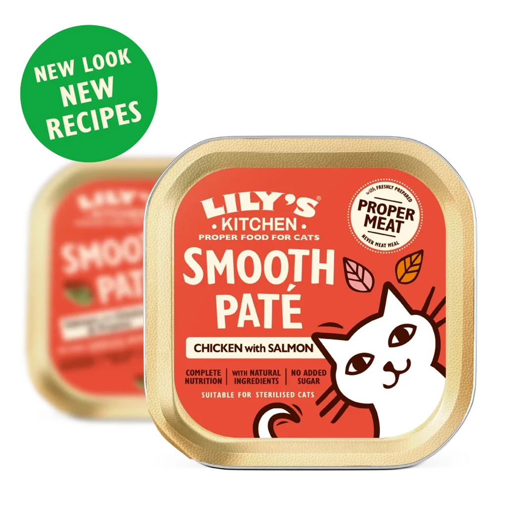 Lily's Kitchen - Wet Food For Cats - Salmon & Chicken with Prawns Paté 85g