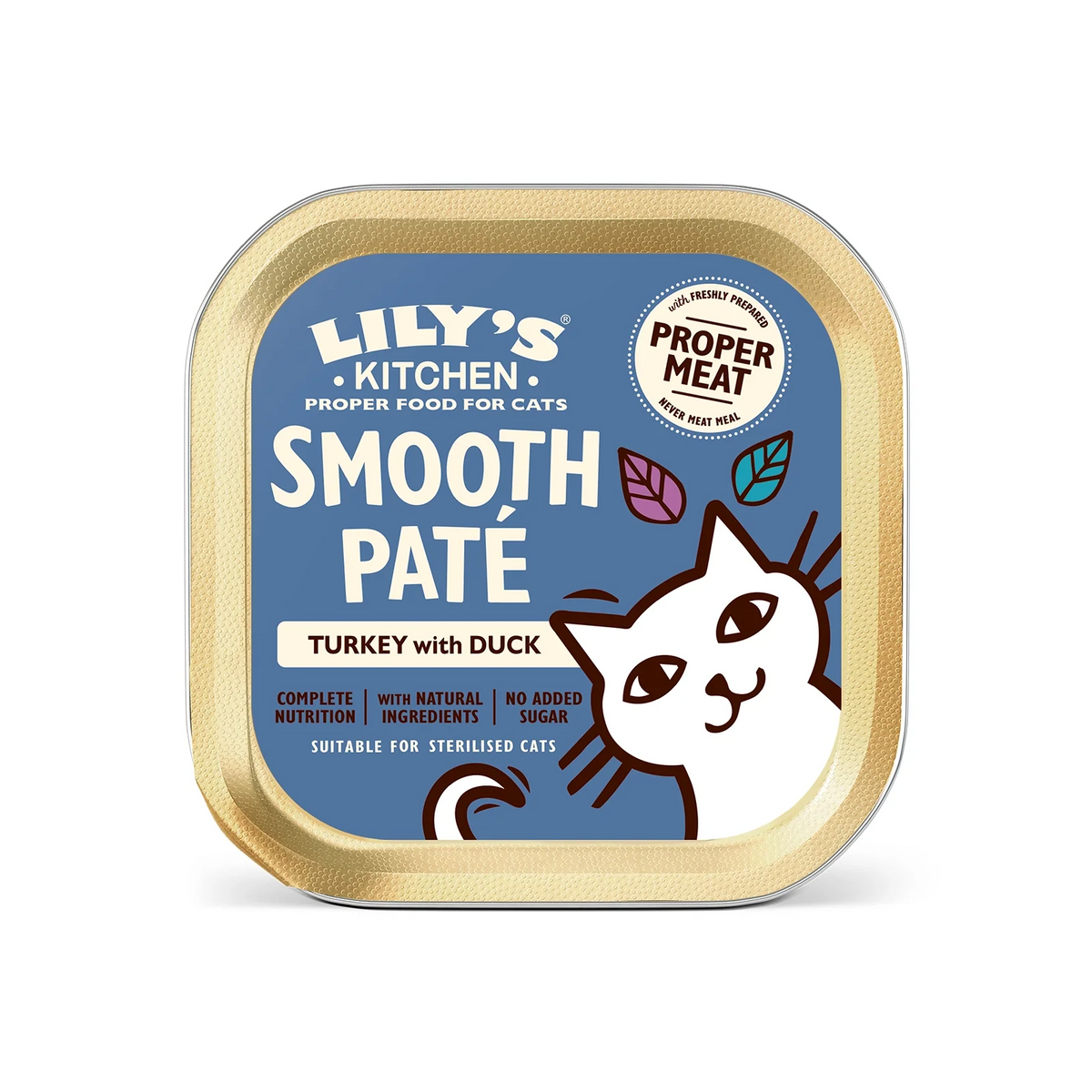 Lily's Kitchen - Wet Food For Cats - Turkey & Duck Pate  85g