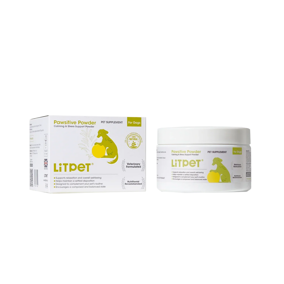 LitPet - Pawsitive Powder Calming & Stress Relief Support for Dogs