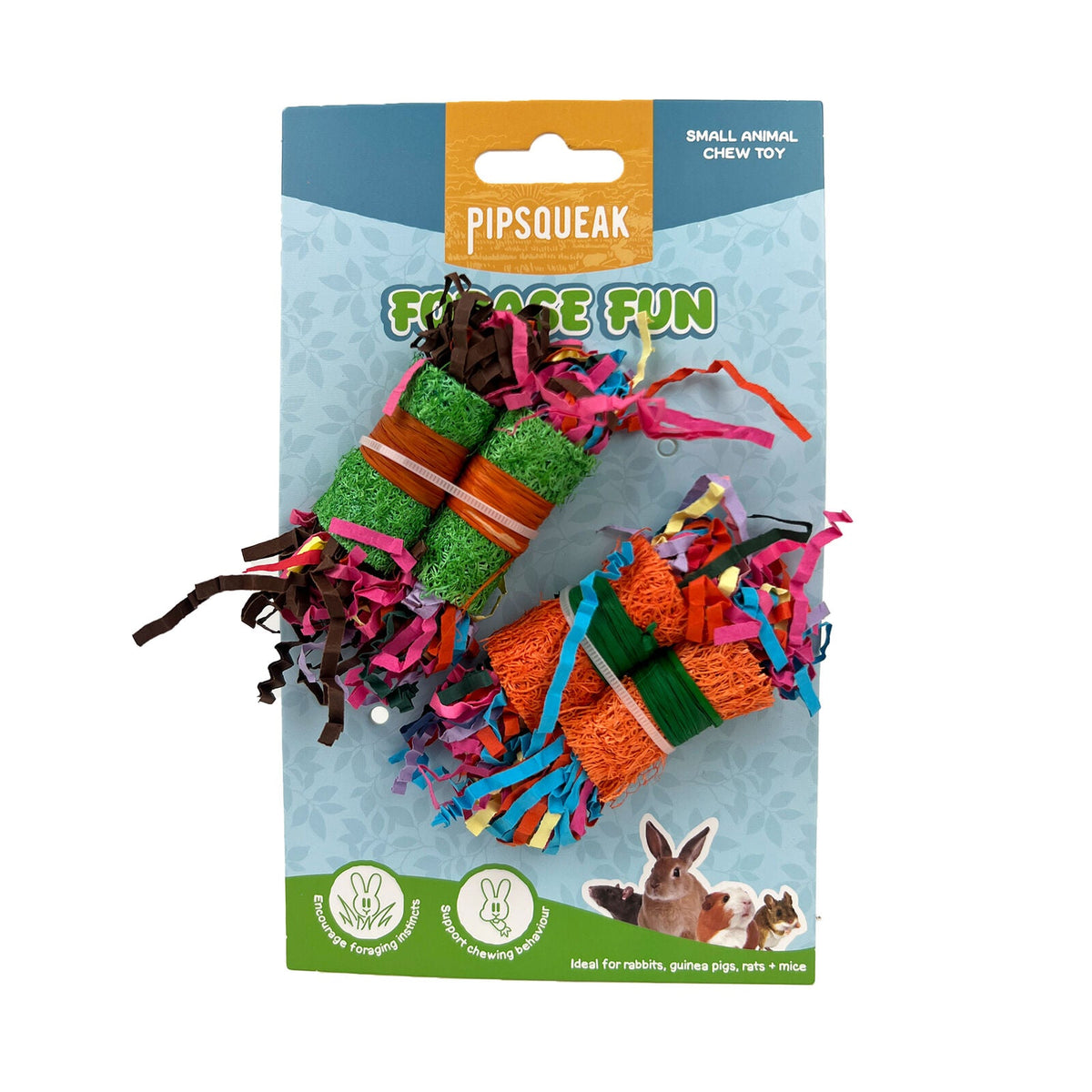 Pipsqueak Small Animal Chew Loofah Lollies