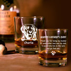 Thank You For Being My Daddy - Personalized Engraved Whiskey Glass