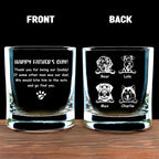 Thank You For Being My Daddy - Personalized Engraved Whiskey Glass