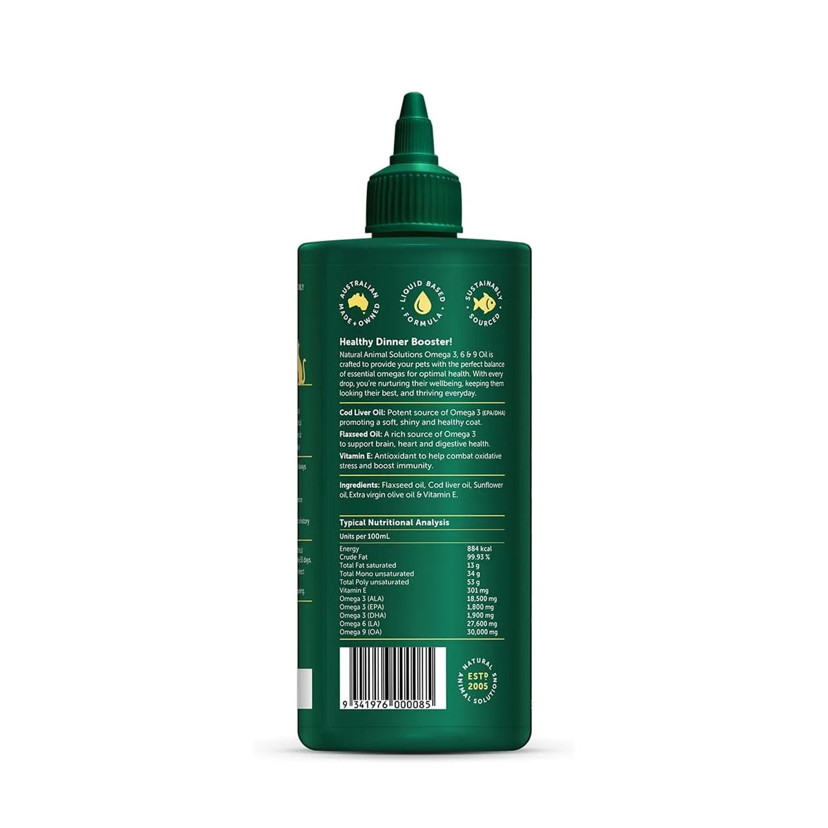 NAS - Omega 3, 6, 9 Oil for Dogs 500mL